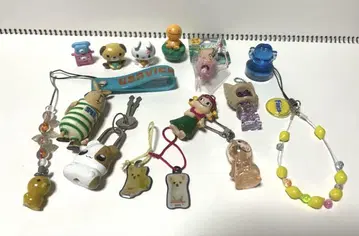 헤이세이 레트로 캐릭터 스트랩 마스코트 묶음 판매 우사비치