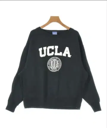 [새상품급] UCLA 블랙 크루넥 맨투맨 로고 프리 사이즈
