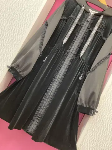 슈퍼 뷰티 스트레치 벨로아 롱 후드티