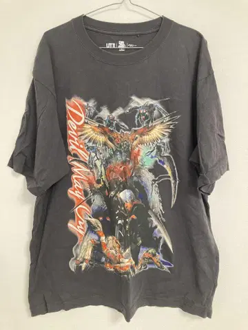 Devil May Cry 셔츠 다크 그레이 캡콤 40주년 UT