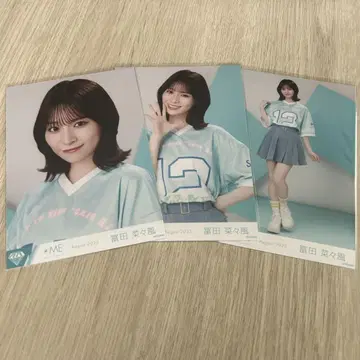 노이메 토미타 나나후 브로마이드 멤버 컬러 유니폼 T셔츠 컴프