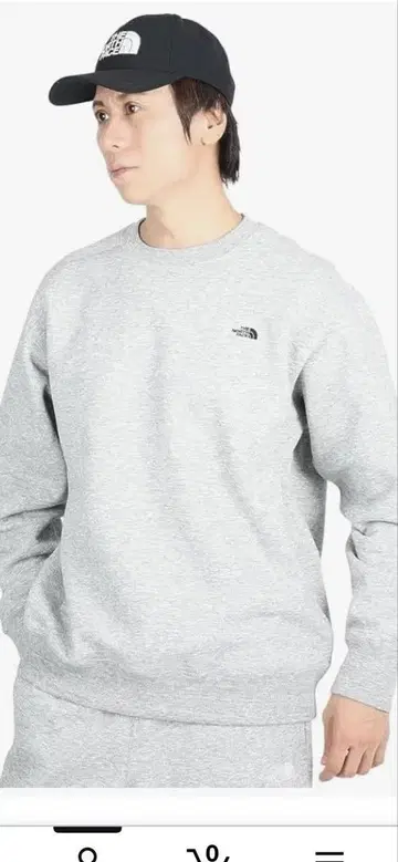 THE NORTH FACE 그레이 맨투맨 LL