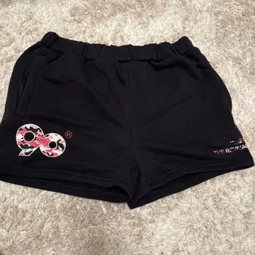 택 포함 새상품 9090 90 Logo Micro Shorts 블랙 핑크