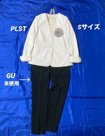 PLST 노카라 자켓 린넨 블렌드