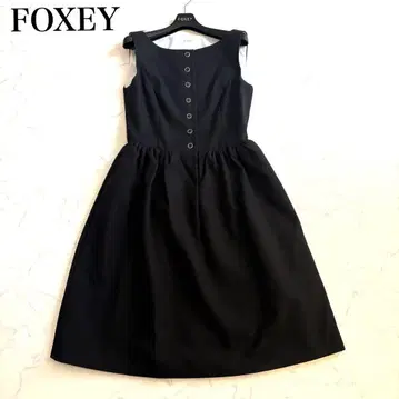 컨디션 최상 FOXEY BOUTIQUE 드레스 (Canele) 40 블랙