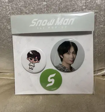 [한정판/SnowMan] 1st POP-UP 캔뱃지 세트 아베 료헤이