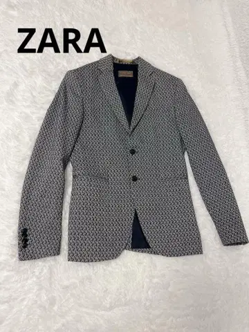 ZARA MAN 기하학 패턴 테일러드 자켓