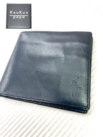 POLO 폴로 블랙 접이식 지갑