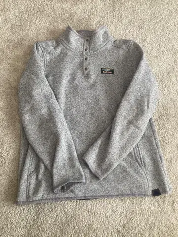[ used ] LL.Bean 그레이 플리스 자켓 구제 의류 아웃도어