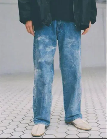 LIDNM 선번 페이디드 데님 S 사이즈