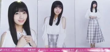 노기자카46 생사진 3종 컴프 우미베 아카리 어깨 트임 상의