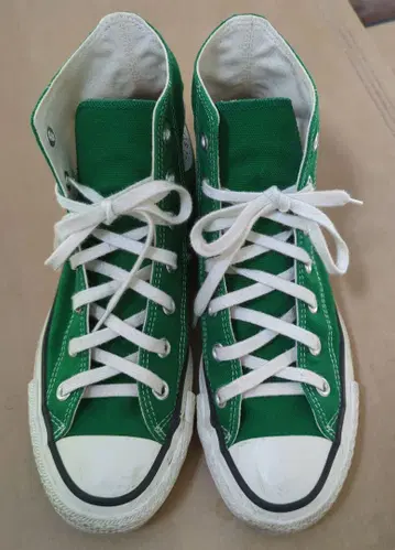 컨버스 ALL STAR 그린 일본제 24.5cm