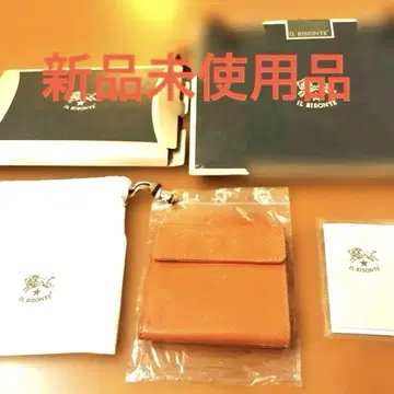 #IL BISONTE 접이식 지갑 오렌지