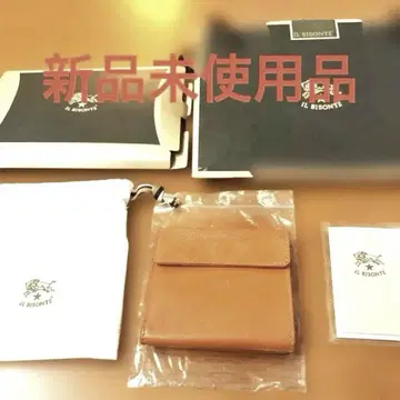#IL BISONTE 접이식 지갑 오렌지