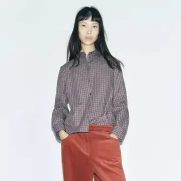 이번 시즌 ZARA 체크 무늬 셔츠