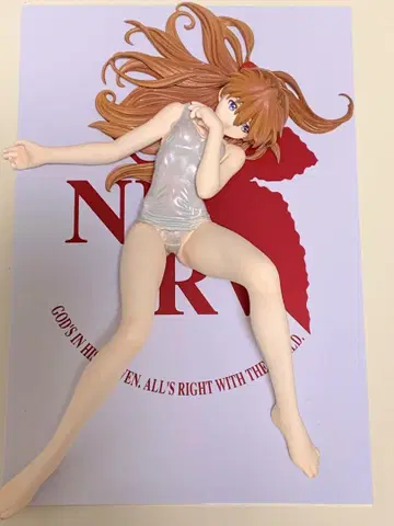 쿠루시마 제작소 아스카 레진 키트 페인팅 완성품 에바