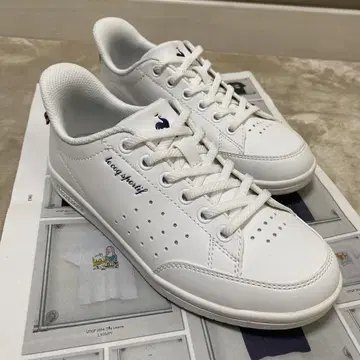 22.5cm 르꼬끄 스니커즈 화이트