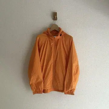L.L.Bean 나일론 자켓 후드 부착 오렌지 S