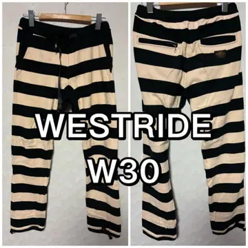 WESTRIDE 웨스트 라이드 보더 죄수 프리즈너 팬츠 W30