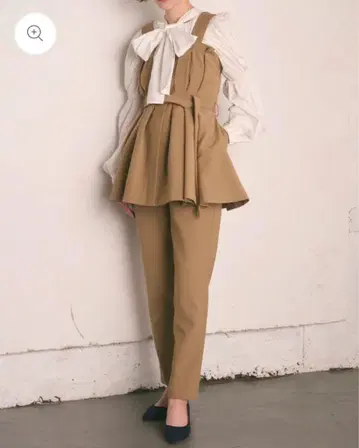 jemma.atelier 더블 크로스 테이퍼드 팬츠