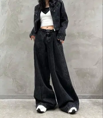 adidas 몬트리올 데님 배기 데님 27인치