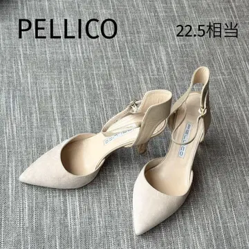 PELLICO 펠리코 앵클 스트랩 뮬 베이지 22.5cm 상당