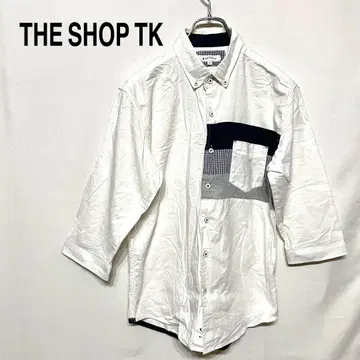 THE SHOP TK 7부 소매 셔츠 레귤러 기장 포켓 멀티 컬러