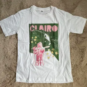 CLAIRO 프린트 T셔츠 화이트