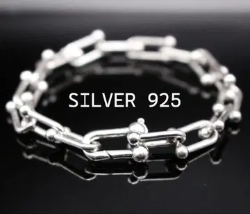 Silver925 말발굽 체인 팔찌 17cm