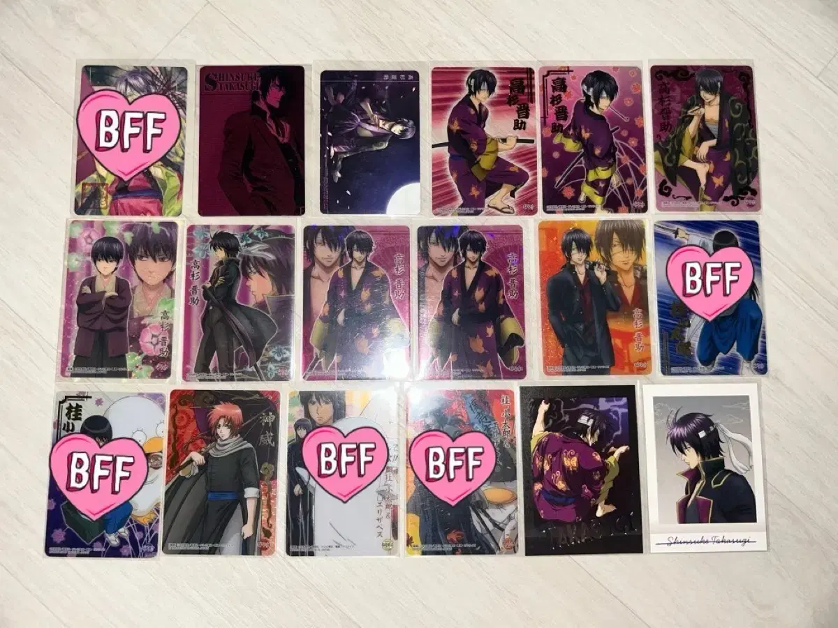 Gintama classic clear card Takasugi Katsura Kamui