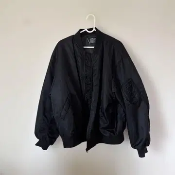 AZUL BY MOUSSY 블랙 MA-1 플라이트 자켓 F 사이즈