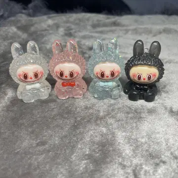 러브부 피규어 클리어 4개 세트