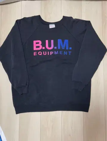 B.U.M. Equipment Hanes 래글런 맨투맨