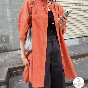 린넨 레이온 돌먼 셔츠