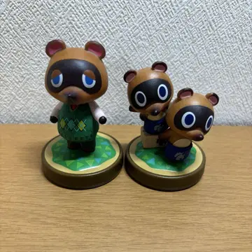 [ amiibo 피규어 ] 동물의 숲 너굴(다누키치) 마메츠부 묶음 판매