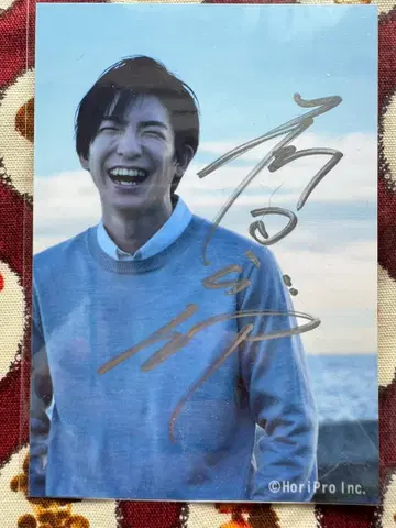 마에다 타카키 달력 구매 시 혜택 사인 포함 사진