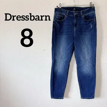 Dressbarn [ 사이즈 8 ] 데님 팬츠 데님 하의 탈론 지퍼