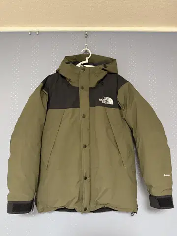 THE NORTH FACE 다운 자켓 올리브 그린/블랙