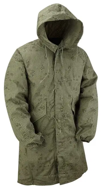 구제 의류 미군 나이트 카모 후드티 쉘 사이즈 M 실물