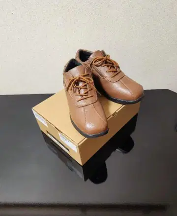 가죽 신발 Progress 에어힐 신발 카멜 24.0cm
