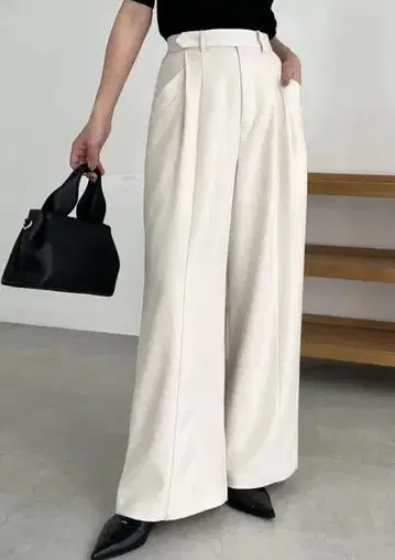 CAPRICIEUX LE'MAGE 사이드 포켓 와이드 팬츠