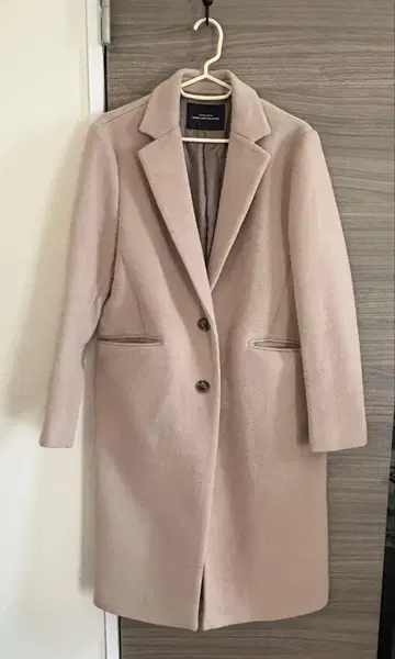 UNITED ARROWS 베이지 체스터 코트