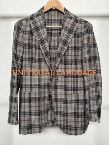 이태리 원단 체크 자켓 / UNIVERSAL LANGUAGE