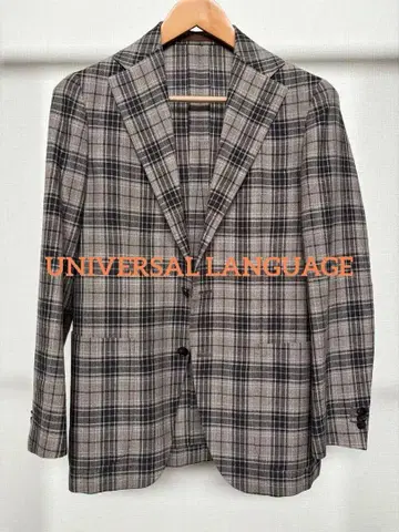 이태리 원단 체크 자켓 / UNIVERSAL LANGUAGE