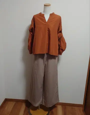 묶음 판매*코디 판매*깔끔한*블라우스*팬츠*오피스*엄마 코디*L 사이즈