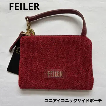 FEILER 페이러 유니아이코닉 사이드 파우치 새상품 레드 유니