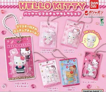 HELLO KITTY 패키지 미니어처 컬렉션 컴플리트 세트