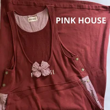 PINK HOUSE 맨투맨 소재 점프 스커트 마터니티에도