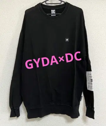 GYDA x DC 블랙 맨투맨