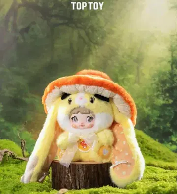 TOP TOY 버섯 모자 봉제 인형 Nommi